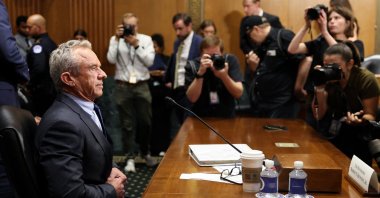 U.S. Health and Human Services Secretary Robert F. Kennedy Jr. sits on the day he testifies before a Senate Finance Committee hearing on President Donald Trump's 2026 health care agenda, Capitol Hill, Washington, U.S., Sept. 4, 2025. (Reuters Photo)