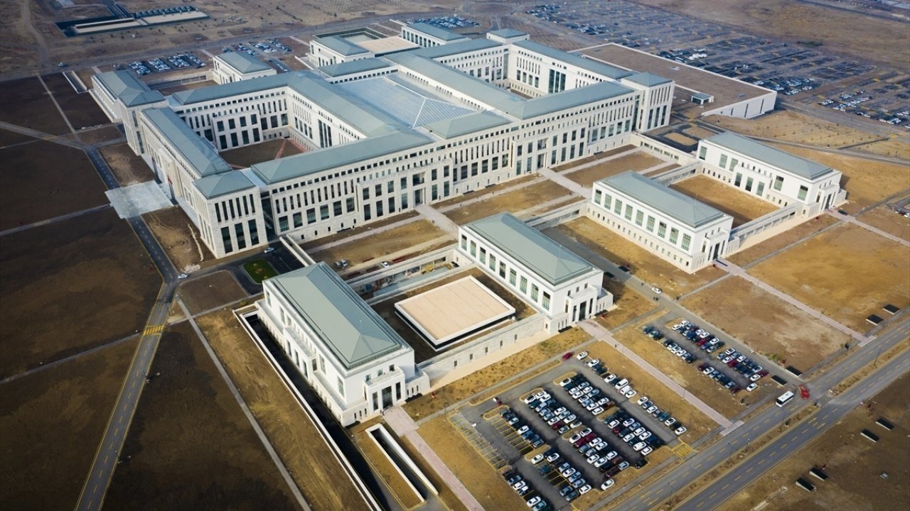 An aerial view of the National Intelligence Organization (MIT) headquarters, Ankara, Türkiye, Jan. 5, 2020. (AA Photo)