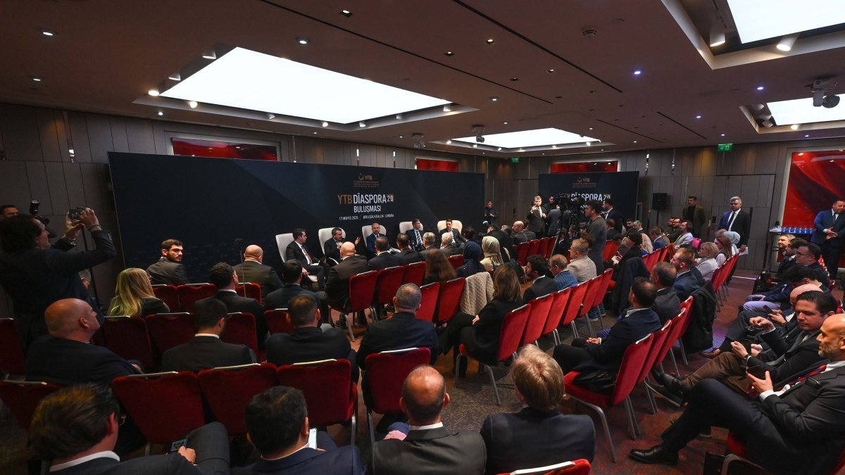 Speakers attend a panel during the “Shared Heritage Gatherings from Anatolia to Europe” event in London, U.K., May 17, 2026. (AA Photo)
